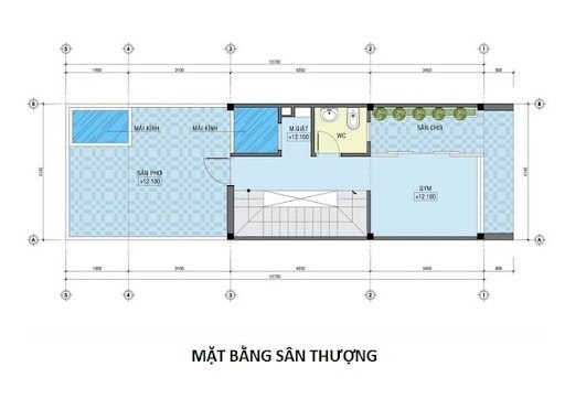 Mặt bằng sân thượng