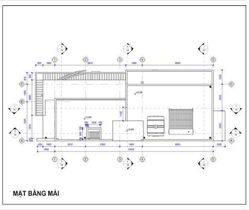 Mặt bằng kiến trúc mái