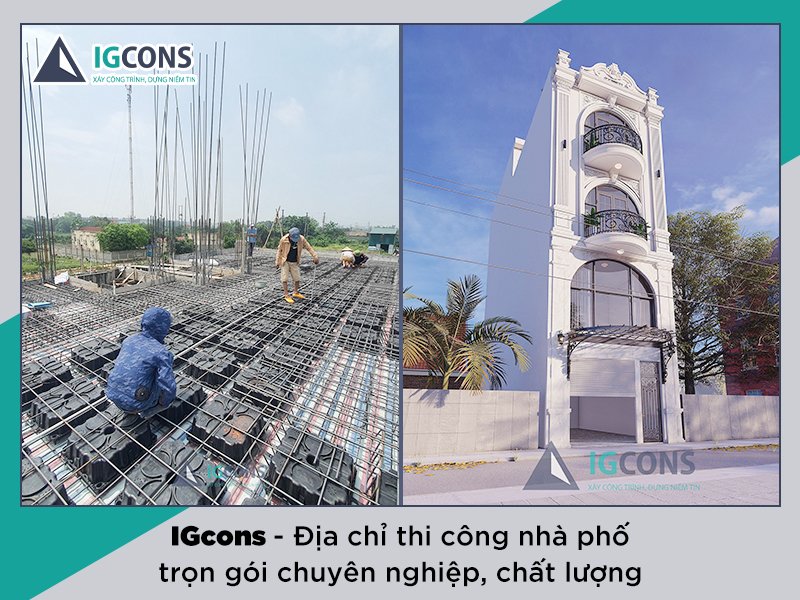 Nhà thầu thi công nhà phố chuyên nghiệp