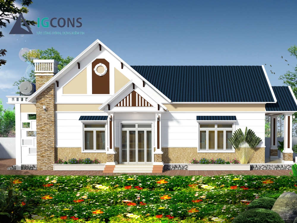 Cách tính chi phí xây dựng nhà cấp 4 mái tôn 50m2