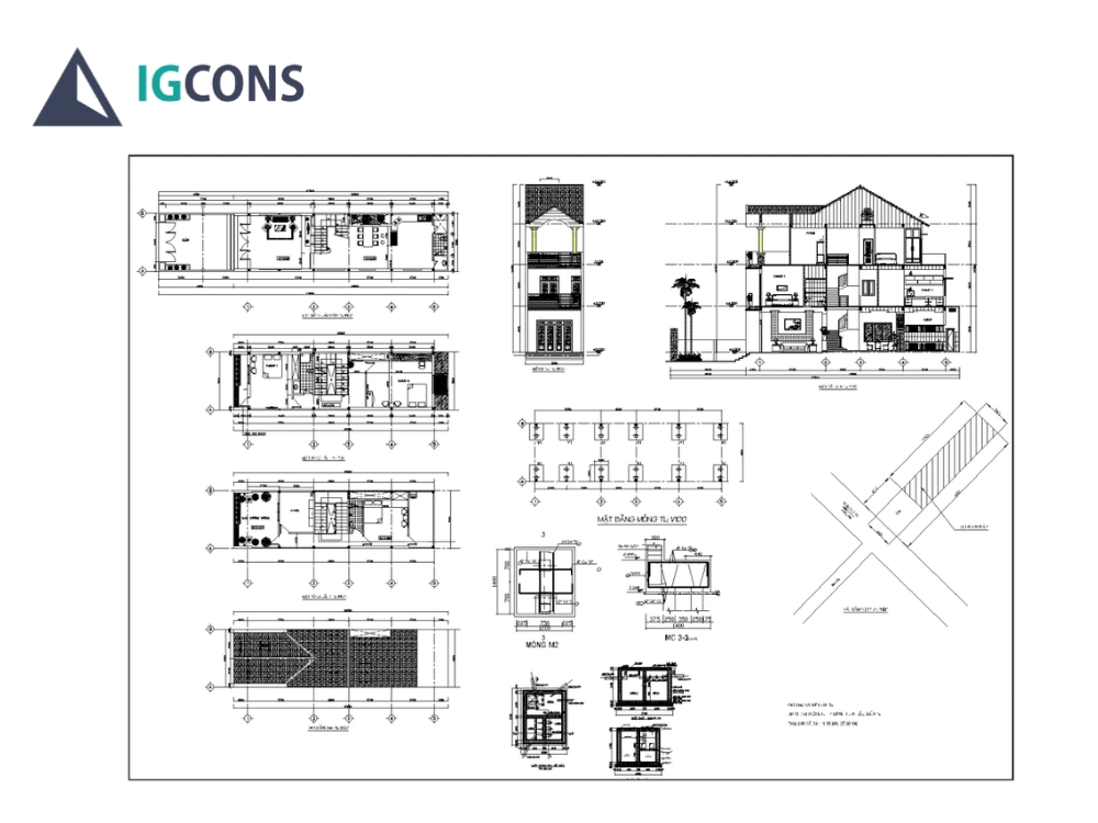 Bản vẽ xin giấy phép xây dựng nhà cấp 4