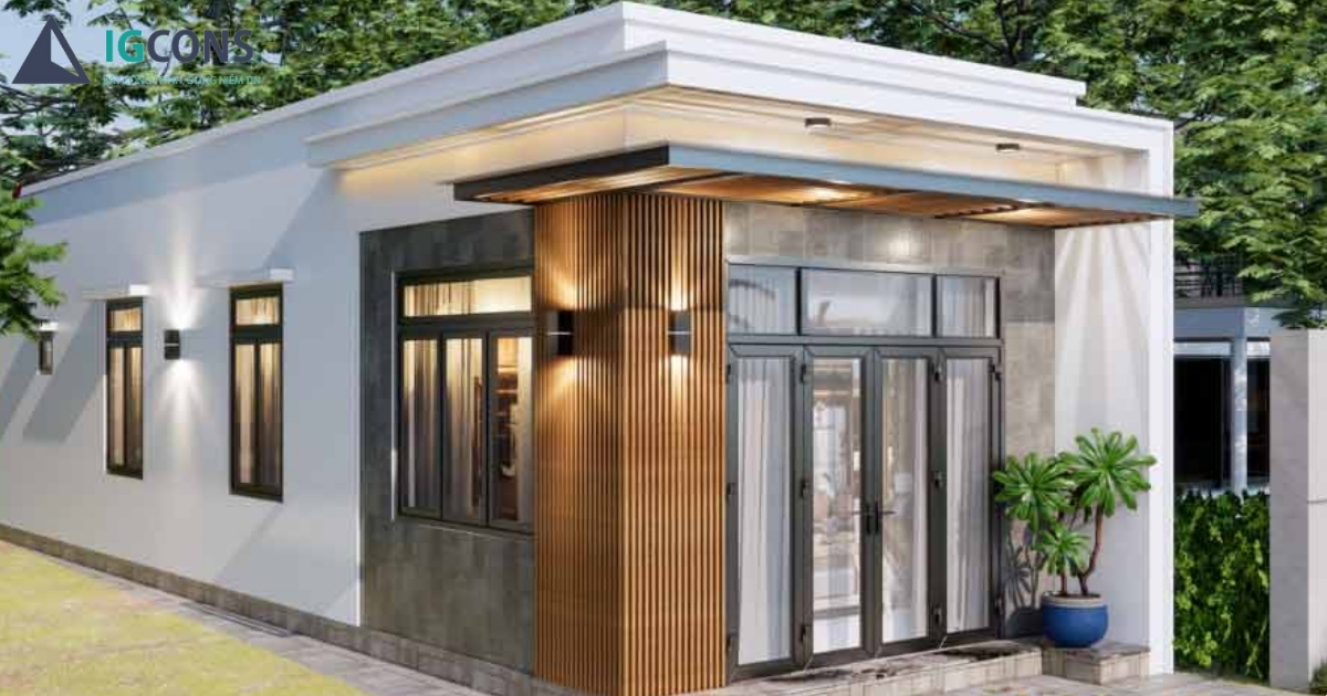 mẫu nhà cấp 4 ngang 4m dài 15m