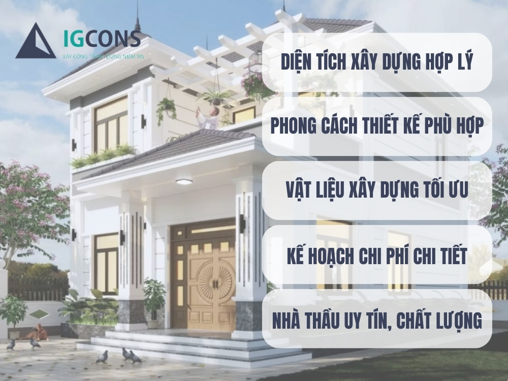 Kinh nghiệm khi làm nhà 2 tầng với chi phí 600 triệu 