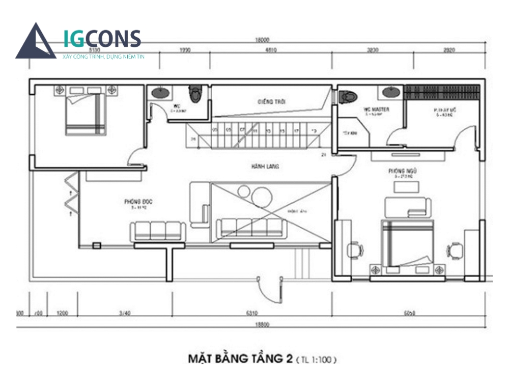 Bản vẽ nhà tiền chế hình hộp 2 tầng khung thép ( tầng 2)