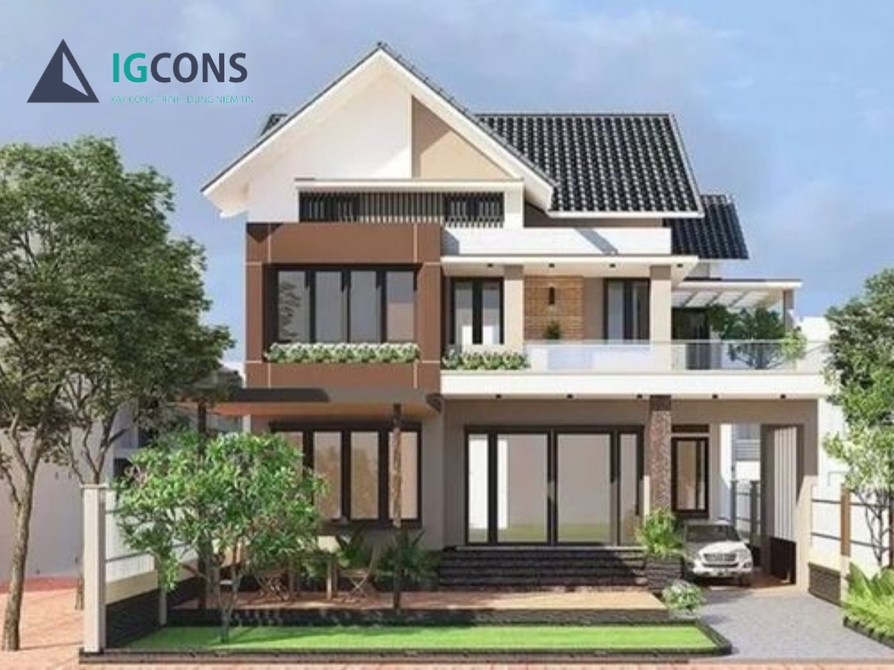 Điểm đặc biệt của nhà 2 tầng 4 phòng ngủ 90m2