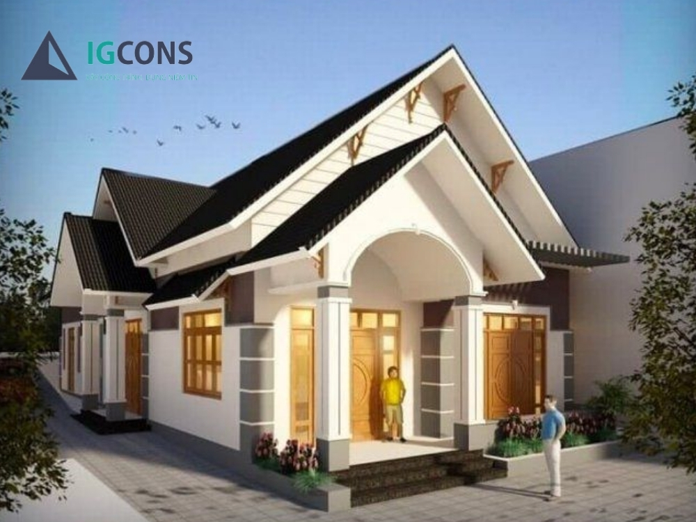 Mẫu thiết kế nhà 90m2 1 tầng có những điểm nổi bật