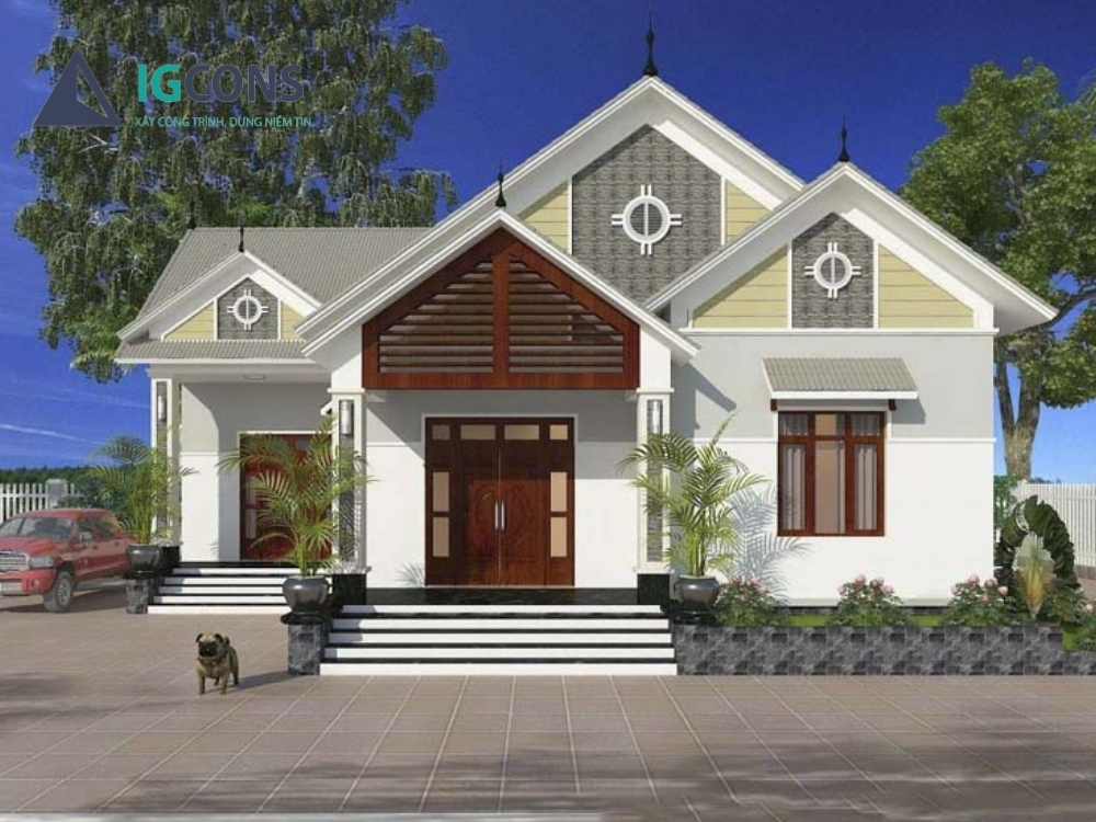 Nhà ống 90m2 1 tầng số 2