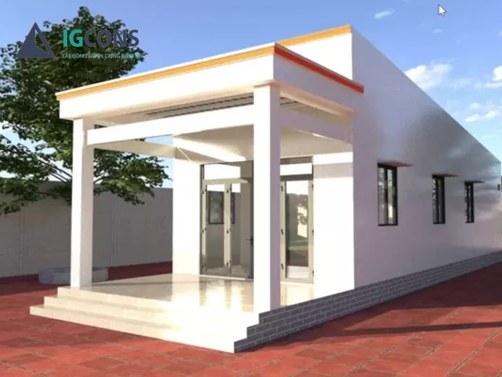 Nhà ống 90m2 1 tầng số 3