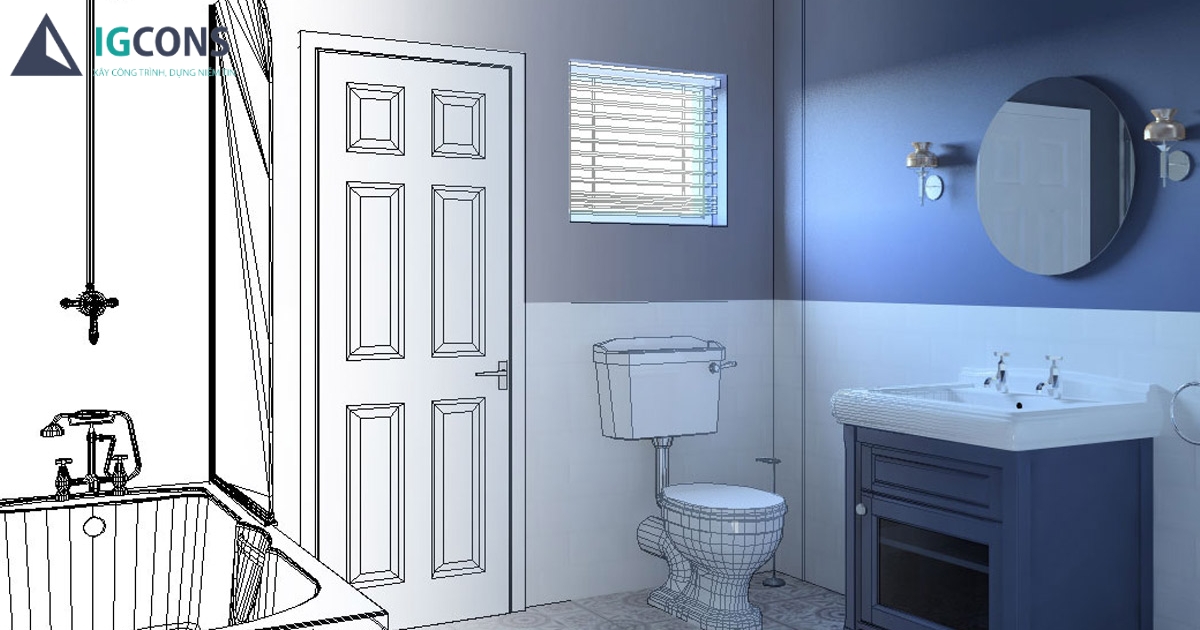 bản vẽ chi tiết nhà vệ sinh