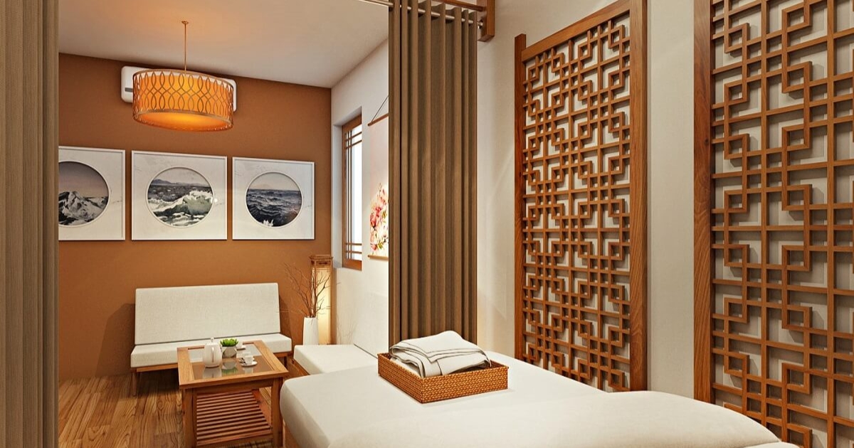 Mẫu spa phong cách Nhật Bản