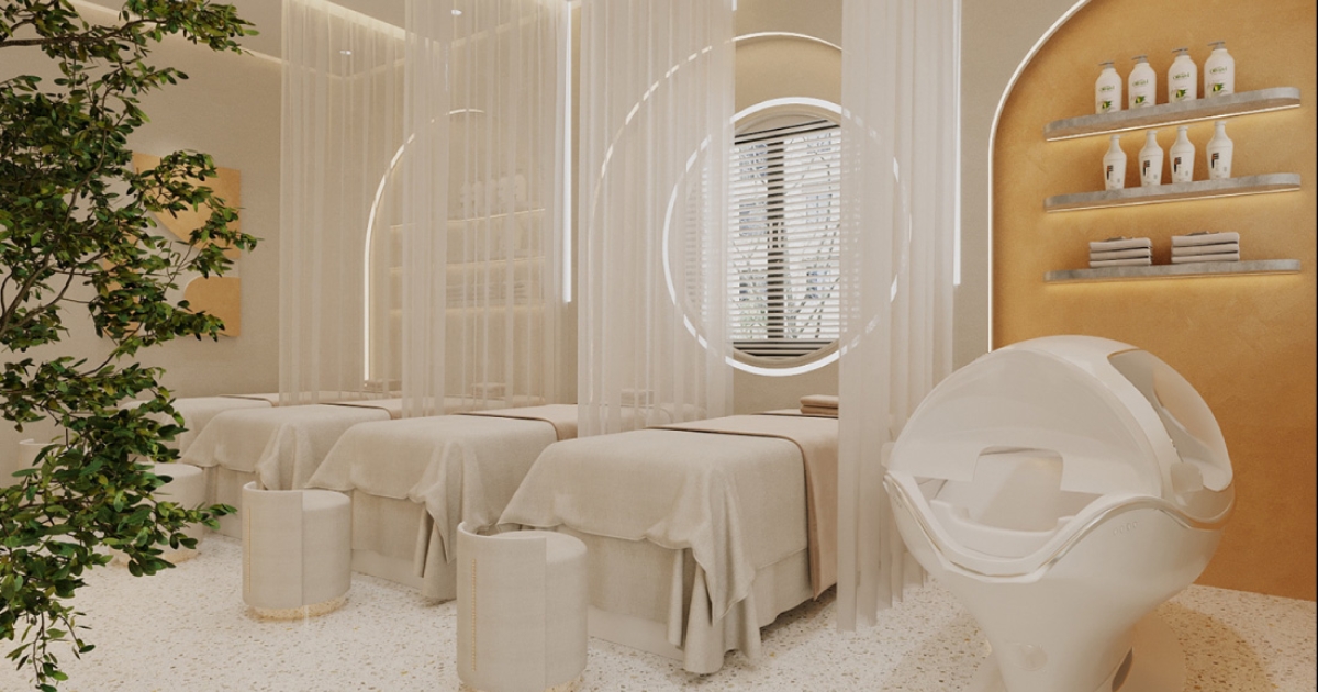 Mẫu spa phong cách Luxury