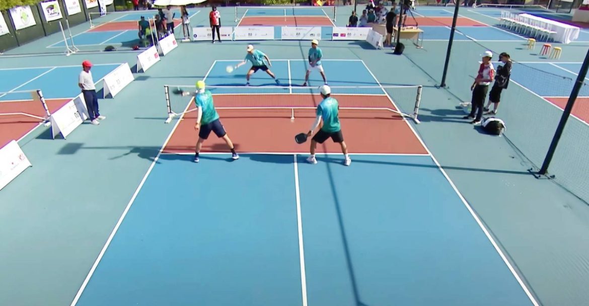 mẫu sân pickleball