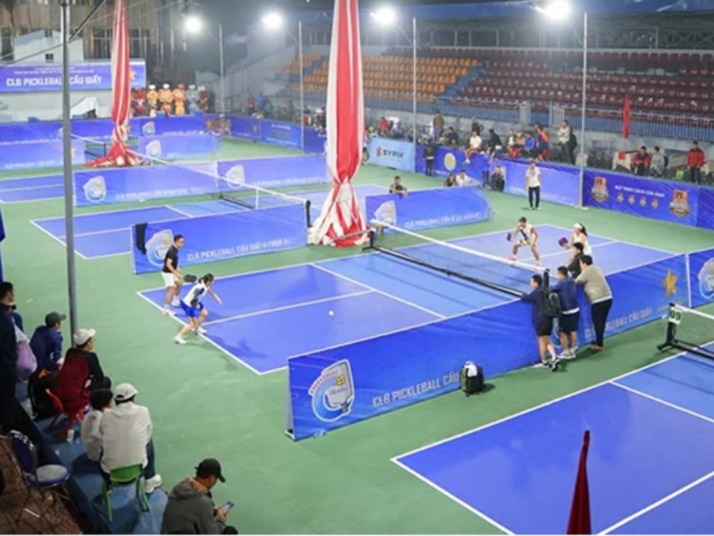 Sân được lọt top các sân pickleball đẹp được nhiều người tham gia