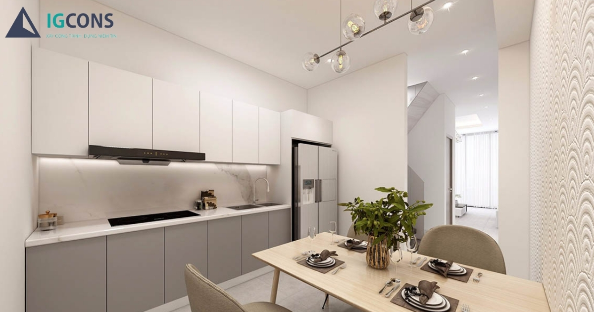 mẫu phòng bếp đẹp đơn giản