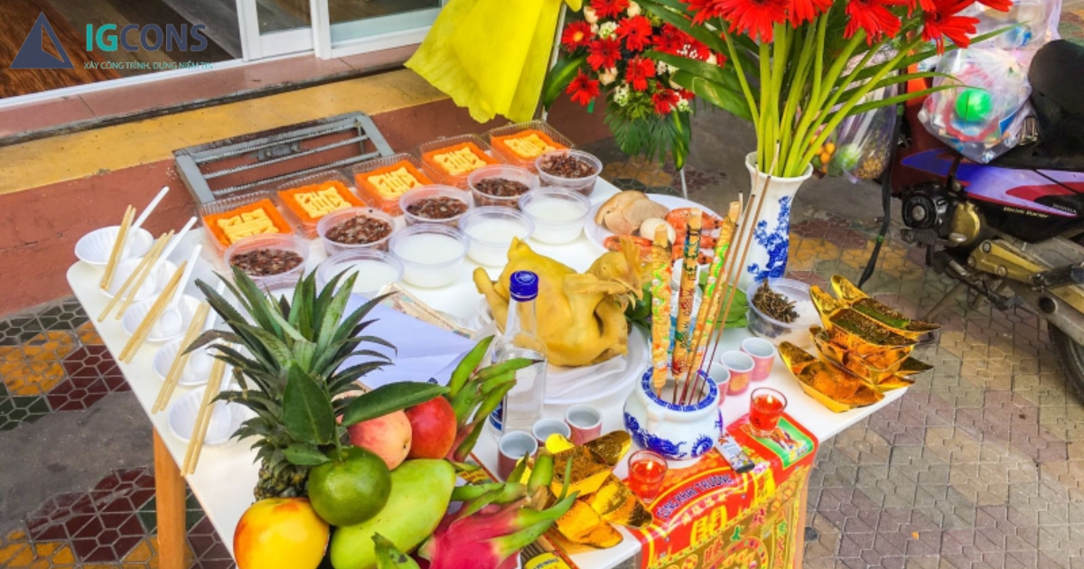 Cách cúng đất đai trong nhà