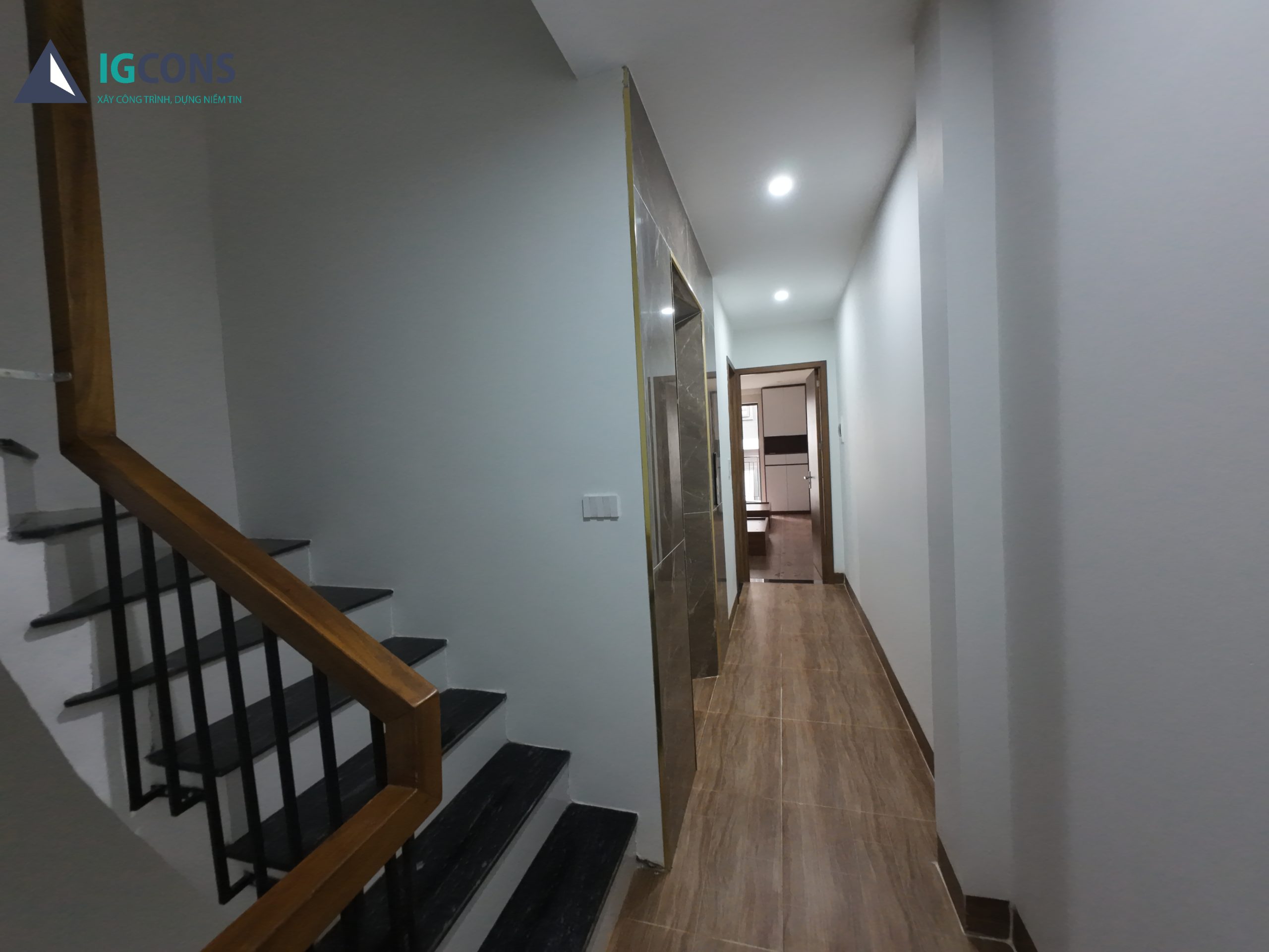 Lối vào các phòng