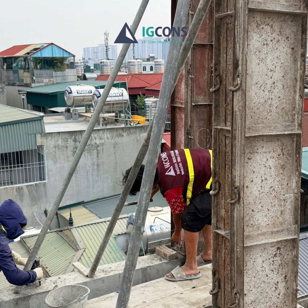 cập nhật thi công công trình ngọc thụy